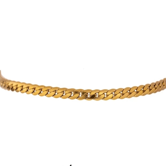 SALE Gold Snake Chain Necklace - Picture 2 of 5